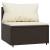 Set mobilier de grădină cu perne, 4 piese, maro, poliratan GartenMobel Dekor
