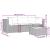 Set mobilier de grădină cu perne, 4 piese, gri, poliratan GartenMobel Dekor