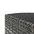 Set mobilier de grădină cu perne, 4 piese, gri, poliratan GartenMobel Dekor