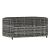 Set mobilier de grădină cu perne, 4 piese, gri, poliratan GartenMobel Dekor