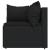 Set mobilier relaxare grădină 4 piese cu perne poliratan negru GartenMobel Dekor