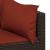 Set mobilier de grădină cu perne, 4 piese, maro, poliratan GartenMobel Dekor