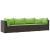 Set mobilier de grădină cu perne, 4 piese, maro, poliratan GartenMobel Dekor