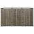 Magazie de pubele triplă, gri, 207x80x117 cm, poliratan GartenMobel Dekor