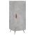 Dulap înalt, gri beton, 34,5x34x180 cm, lemn prelucrat GartenMobel Dekor