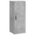 Dulap înalt, gri beton, 34,5x34x180 cm, lemn prelucrat GartenMobel Dekor