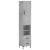 Dulap înalt, gri beton, 34,5x34x180 cm, lemn prelucrat GartenMobel Dekor