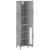 Dulap înalt, gri beton, 34,5x34x180 cm, lemn prelucrat GartenMobel Dekor