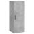 Dulap înalt, gri beton, 34,5x34x180 cm, lemn prelucrat GartenMobel Dekor
