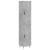Dulap înalt, gri beton, 34,5x34x180 cm, lemn prelucrat GartenMobel Dekor