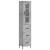 Dulap înalt, gri beton, 34,5x34x180 cm, lemn prelucrat GartenMobel Dekor