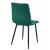 Scaune bucatarie/living, set 4 buc, Artool, Libra, catifea, metal, verde si negru, 44x40x88.5 cm GartenVIP DiyLine