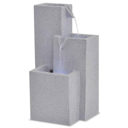 Fântână de interior, polirășină, iluminare LED GartenMobel Dekor