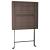 Set mobilier bistro pliabil, 3 piese, maro, poliratan GartenMobel Dekor