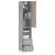 Dulap înalt, gri beton, 34,5x34x180 cm, lemn prelucrat GartenMobel Dekor