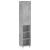 Dulap înalt, gri beton, 34,5x34x180 cm, lemn prelucrat GartenMobel Dekor