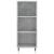 Dulap înalt, gri beton, 34,5x34x180 cm, lemn prelucrat GartenMobel Dekor