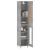 Dulap înalt, gri beton, 34,5x34x180 cm, lemn prelucrat GartenMobel Dekor