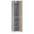 Dulap înalt, gri beton, 34,5x34x180 cm, lemn prelucrat GartenMobel Dekor
