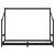 Cadru de pat pentru copii negru 2x(90x200) cm lemn masiv de pin GartenMobel Dekor