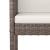 Set mobilier bar de grădină cu perne, 5 piese, maro, poliratan GartenMobel Dekor