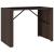 Set mobilier bar de grădină cu perne, 5 piese, maro, poliratan GartenMobel Dekor