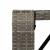 Set mobilier bar de grădină, cu perne, 5 piese, gri, poliratan GartenMobel Dekor