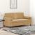 Canapea cu 2 locuri cu pernuțe, maro, 140 cm, catifea GartenMobel Dekor