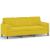Canapea cu 3 locuri cu pernuțe, galben, 180 cm, catifea GartenMobel Dekor