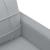Set de canapele cu perne, 3 piese, gri deschis, textil GartenMobel Dekor