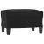 Set de canapele cu perne, 4 piese, negru, piele ecologică GartenMobel Dekor