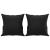 Set de canapele cu perne, 4 piese, negru, piele ecologică GartenMobel Dekor