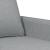 Set de canapele cu perne, 3 piese, gri deschis, textil GartenMobel Dekor