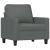 Set de canapele cu perne, 3 piese, gri închis, textil GartenMobel Dekor