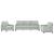 Set de canapele cu perne, 3 piese, gri deschis, catifea GartenMobel Dekor