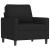 Set de canapele cu perne, 3 piese, negru, catifea GartenMobel Dekor