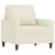 Set de canapele cu perne, 3 piese, crem, catifea GartenMobel Dekor