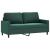 Set de canapele cu perne, 2 piese, verde închis, catifea GartenMobel Dekor