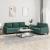 Set de canapele cu perne, 2 piese, verde închis, catifea GartenMobel Dekor