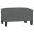 Set de canapele cu perne, 4 piese, gri închis, material textil GartenMobel Dekor