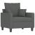 Set de canapele cu perne, 4 piese, gri închis, material textil GartenMobel Dekor