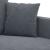 Set de canapele cu perne, 3 piese, gri închis, catifea GartenMobel Dekor