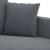 Set de canapele cu perne, 2 piese, gri închis, catifea GartenMobel Dekor