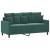 Set de canapele cu perne, 2 piese, verde închis, catifea GartenMobel Dekor