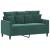 Set de canapele cu perne, 2 piese, verde închis, catifea GartenMobel Dekor