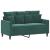 Set de canapele cu perne, 2 piese, verde închis, catifea GartenMobel Dekor