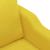 Set de canapele cu perne, 3 piese, galben deschis, textil GartenMobel Dekor