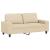 Set de canapele, 2 piese, crem, material textil GartenMobel Dekor