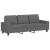 Set de canapele, 2 piese, gri închis, material textil GartenMobel Dekor