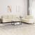 Set de canapele, 2 piese, crem, material textil GartenMobel Dekor